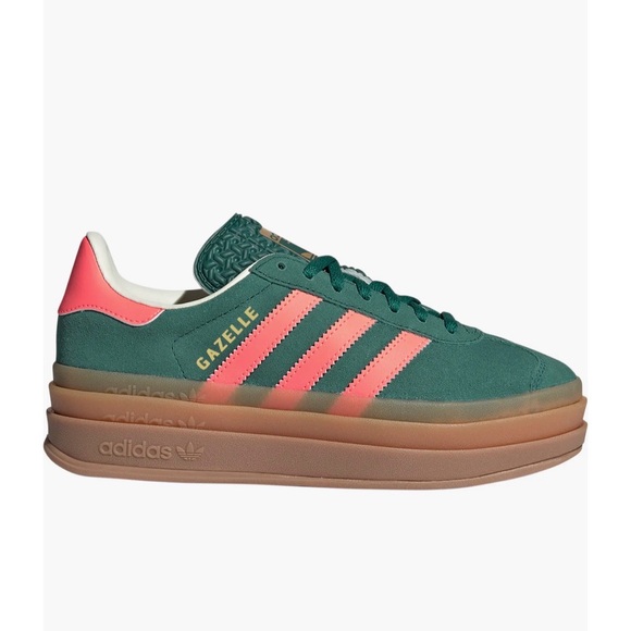 adidas Shoes - Adidas Gazelle Women's Teal and Coral Sneakers